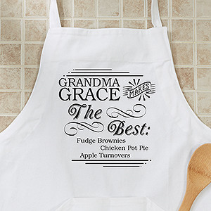 She Makes The Best...Personalized Apron - #14235-A
