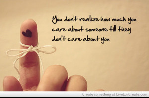 How Much You Care For Someone