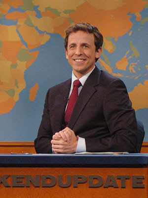 Seth Meyers, Saturday Night Live | Like Tina Fey, the current Weekend ...