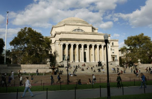 Columbia University was sued by one of its students on 23 April for ...