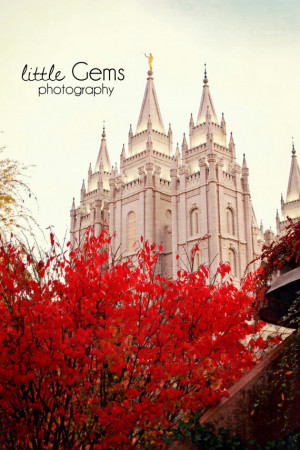 LDS Temple Fine Art Print Salt Lake City Utah 
