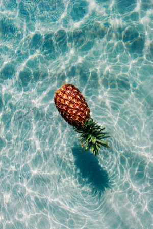 Favorite Summer Combo (swimming pools + pineapple):