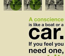 conscience is like a boat or a car / JR Ewing quote par hulk4598