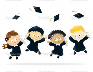 Graduation Celebration - Stock Illustration