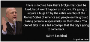 There is nothing here that's broken that can't be fixed, but it won't ...