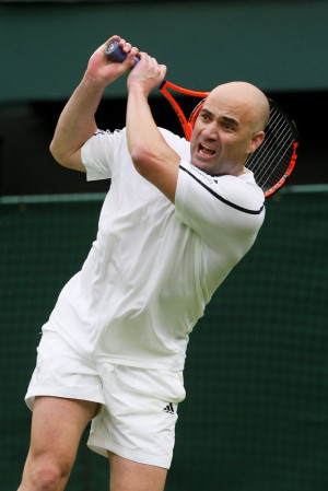 Andre Agassi #wimbledon #tennis: Tennis Style, Centre Court, Agassi ...
