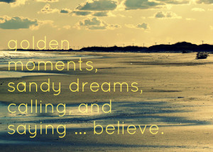 Beach Quote Photography - Inspirational Quote Print - Shore Sunset ...