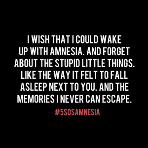 5SOS Song Lyrics Amnesia