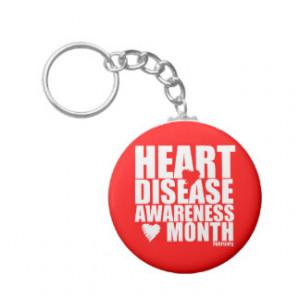 Heart Disease Awareness Month Key Chain
