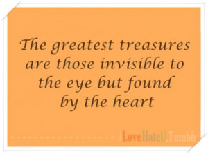 The greatest treasures quote 495x369