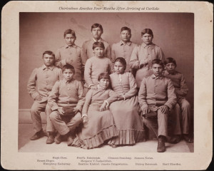 Apache Boarding School students