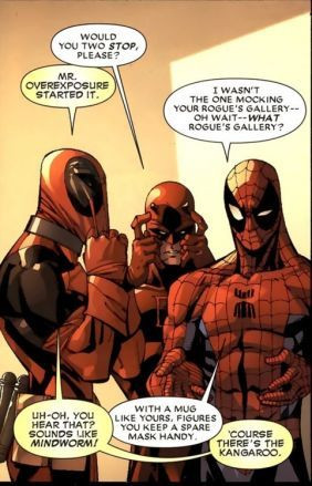Deadpool, Daredevil and Spider-Man