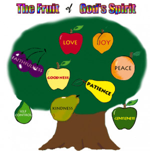 Instead, we must strive for the. Fruits of the Spirit: