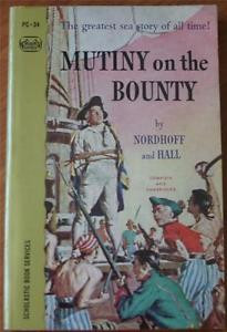 Mutiny on the Bounty PB Charles Nordhoff James Norman Hall Sea Story G