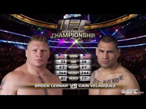 Brock Lesnar vs Cain Velasquez