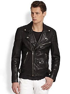 BLK DNM Leather Biker Jacket Quote