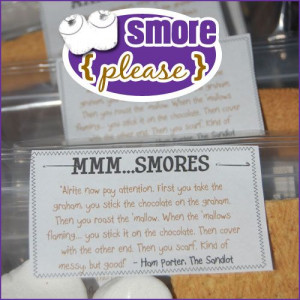 Smore sandlot quote - would be a great quote displayed at s'more party