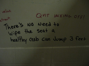 Funny Bathroom Graffiti (graffiti 5)