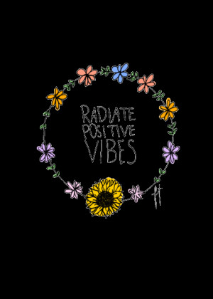 transparent #positive vibes #flowers #transparent quote