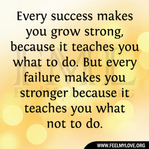 Motivational Quote Grow Strong