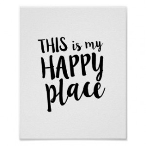 This is my Happy Place Family Home Quote Poster
