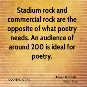 Adrian Mitchell Poetry Quotes