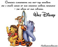 Walt Disney quote about teaching, the education system, resources, and ...