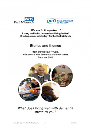 Summary of stories_ quotes and themes for dementia pathway