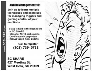 Anger Management 101 Classes for Youth, Call (803) 739-5712 for more ...