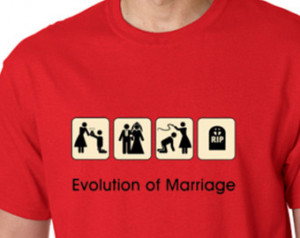 Gift Funny Shirts ts hirt for Groom to Be Evolution of Marriage, Funny ...