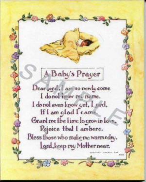prayer for baby boy baptism
