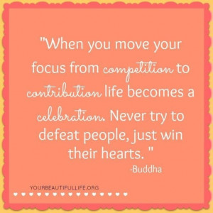 Contributions Buddha quote via www.YourBeautifulLife.org