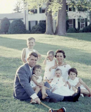 young Robert F. Kennedy family.