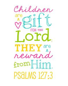 Psalms, The Lord, Children Bible Verse, Gift, Babi, Bible Verses ...