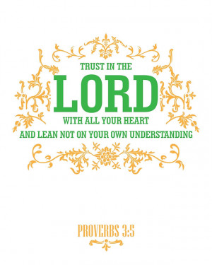 ImageNugget › Portfolio › Trust in the Lord Christian Quote Quote