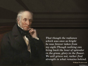 William Wordsworth Sympathy And Strength Quotes