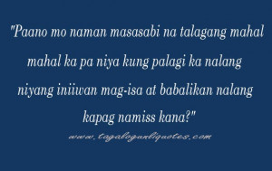 Love Quotes Tagalog