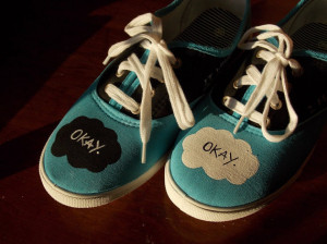 TFiOS Painted Shoes - Quotes - Fandom - John Green - Fan Art - The ...
