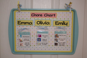 Chore Chart Cookie Sheet