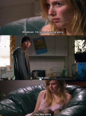 ... # sid jenkins # cassie x sid # mike bailey # hannah murray # quote