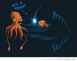 star wars admiral ackbar octopus fish it's a trap comic funny pics ...