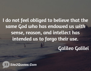 Famous Quotes - Galileo Galilei