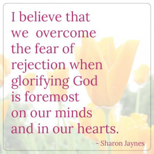 Sharon Jaynes on overcoming fear of rejection