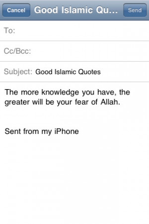 Free Good Islamic Quotes Free iPhone App & Review