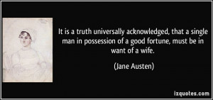 Truth Universally Acknowledged That Single Man