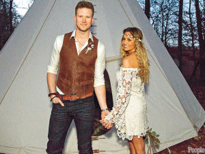 Brian Kelley and Brittney Marie Cole's Whimsical Wedding Photo