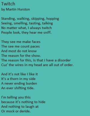 Tourette Syndrome ~ Awareness Movement