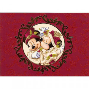 christmas cards christmas card disney christmas greeting card minnie ...