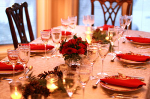 ... table 18 christmas dinner table setting the table for christmas dinner