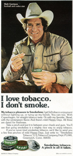 More recently, chewing tobacco ads have targeted youth with their ...